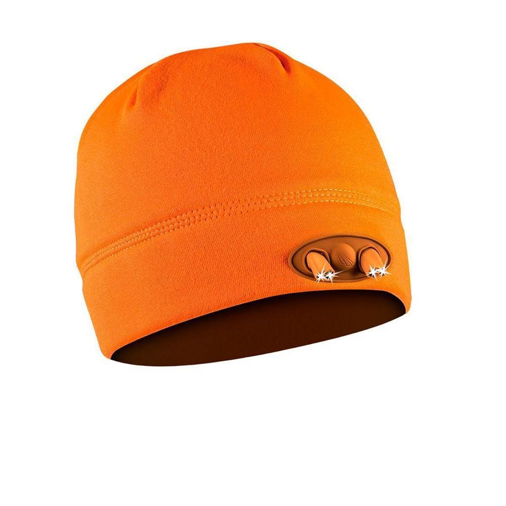 POWERCAP Adult 4 LED Compression Fleece Cap - Blaze Orange Product Image