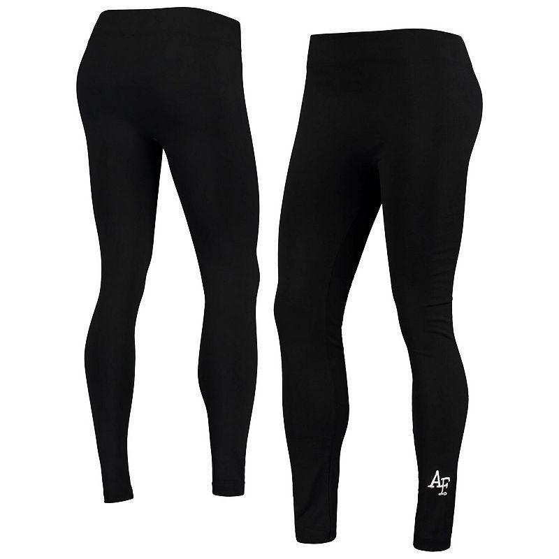 Womens ZooZatz Black Air Force Falcons Fleece-Lined Leggings product image