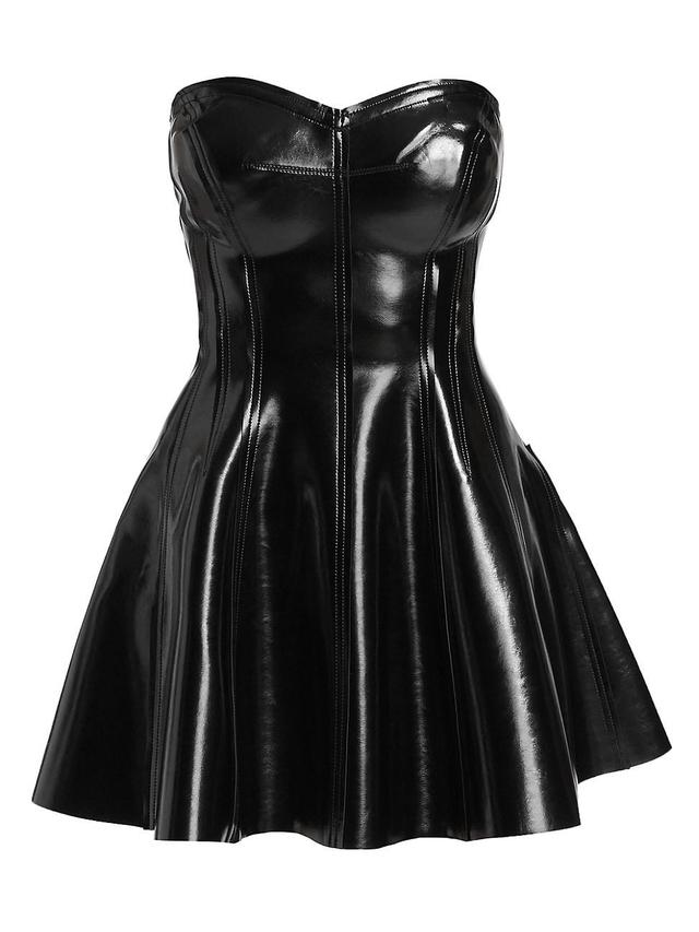 Norma Kamali Strapless Grace Mini Dress Product Image