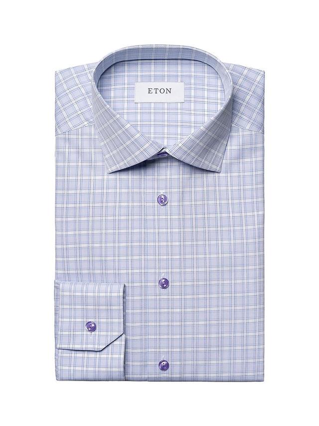 Mens Slim-Fit Checked Shirt Product Image