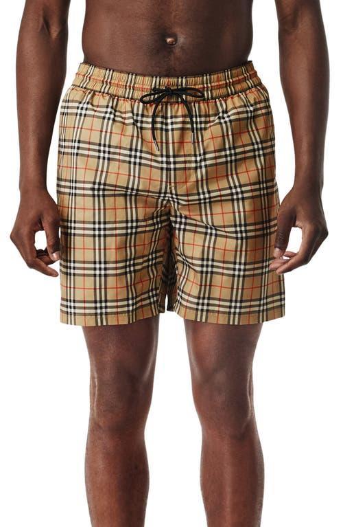 burberry Guildes Vintage Check Swim Trunks Product Image