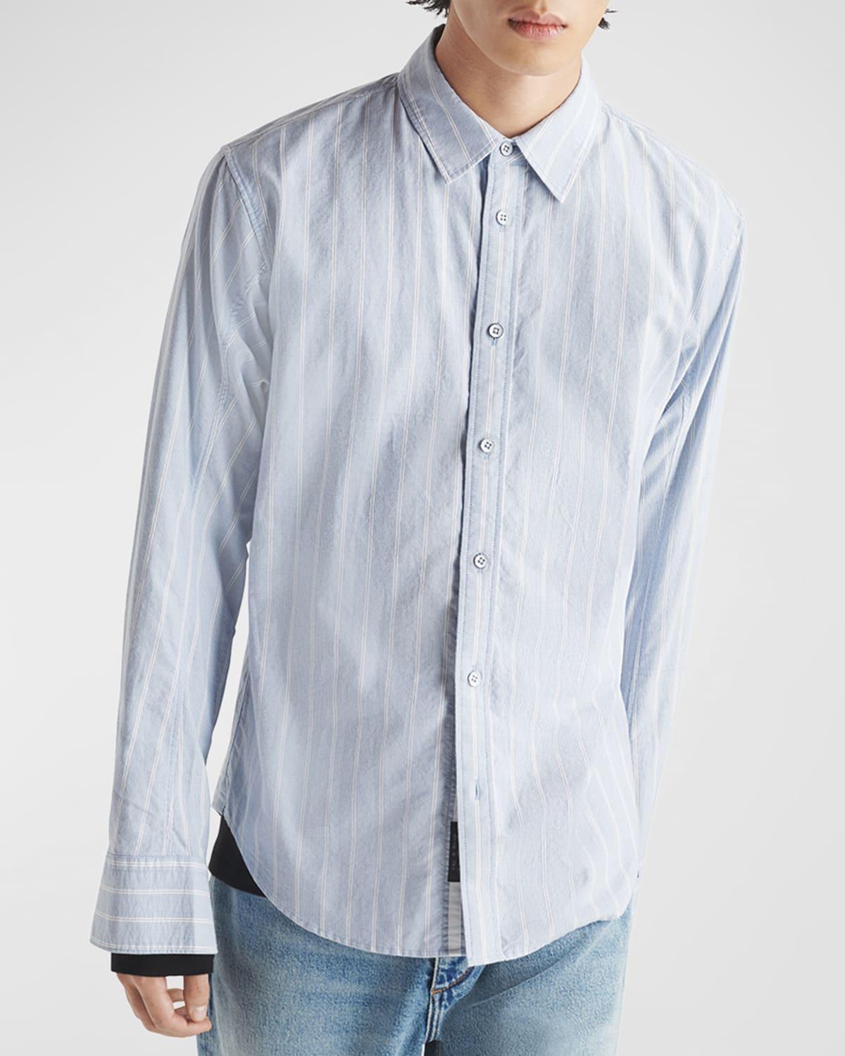 Mens Fit 2 Oxford Stripe Shirt Product Image