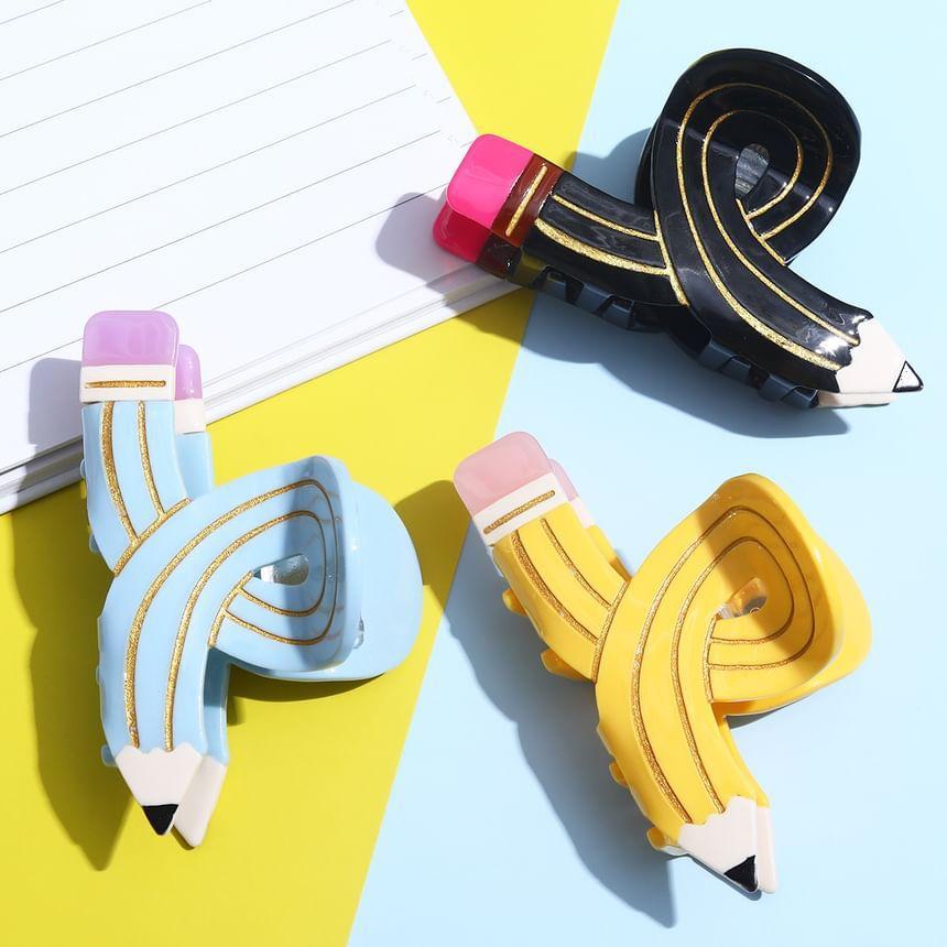 Pencil Acetate Hair Claw Clip Product Image