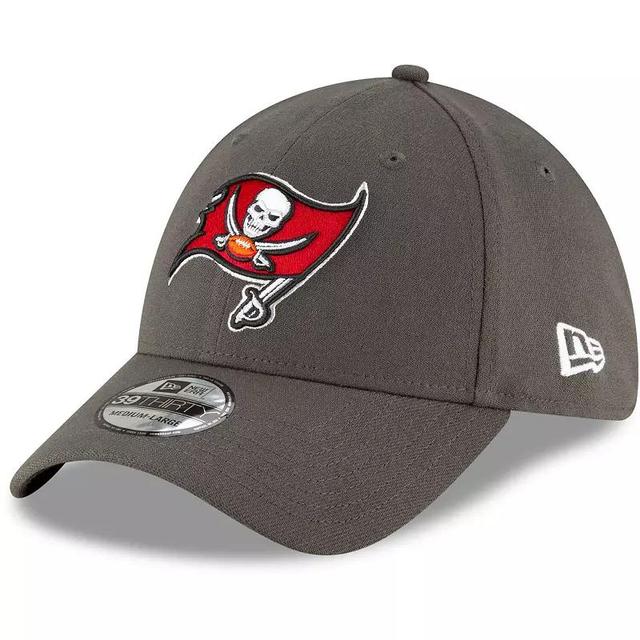 Mens New Era Pewter Tampa Bay Buccaneers Team Classic 39THIRTY Flex Hat Product Image