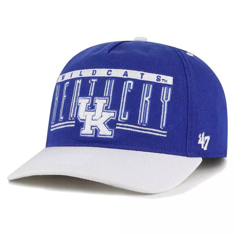 Mens 47 Brand Royal Kentucky Wildcats Double Header Hitch Adjustable Hat Product Image