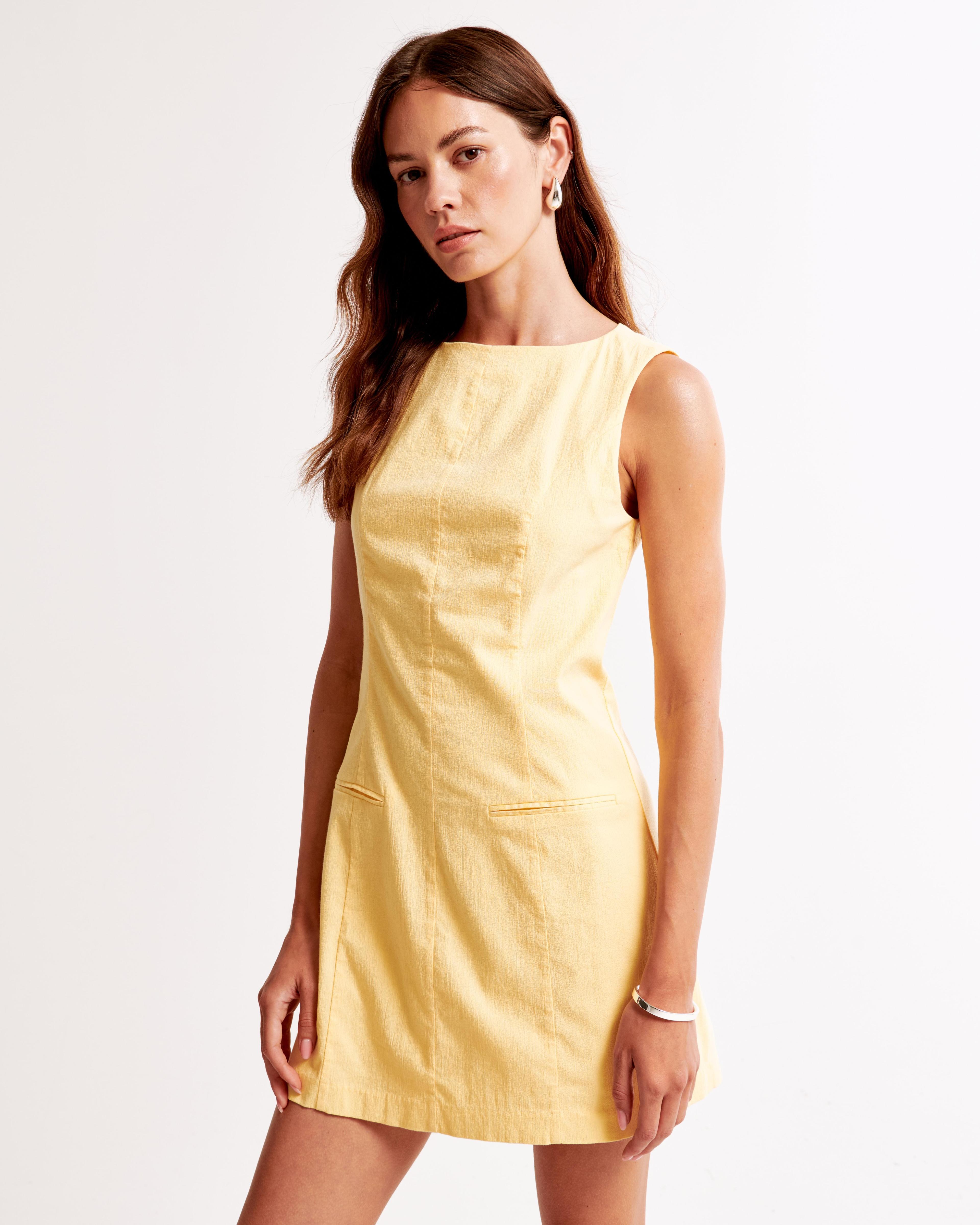 High-Neck Stretch Mini Dress product image