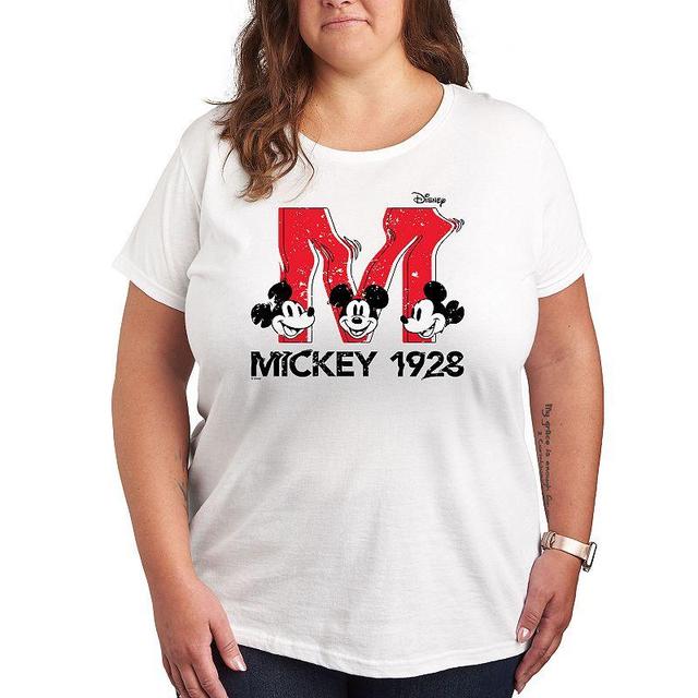 Disneys Mickey Mouse Plus 1928 Graphic Tee, Womens Product Image