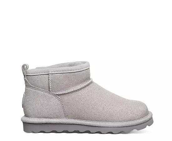 Bearpaw Womens Shorty Exotic Water Resistant Fur Boot Product Image