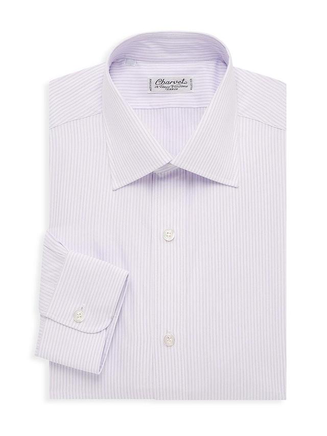 Mens Stripe Dress Shirt Product Image