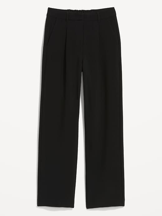 Extra High-Waisted Taylor Wide-Leg Trouser Pants Product Image