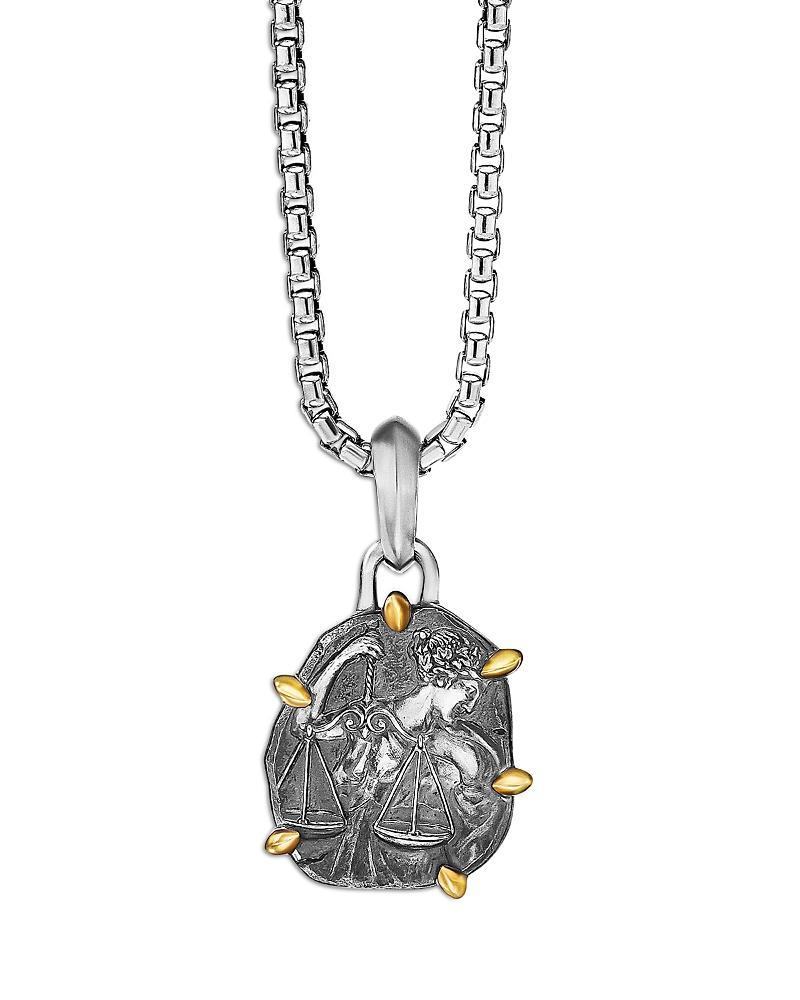 David Yurman Sterling Silver & 18K Yellow Gold Zodiac Sagittarius Amulet Enhancer Product Image