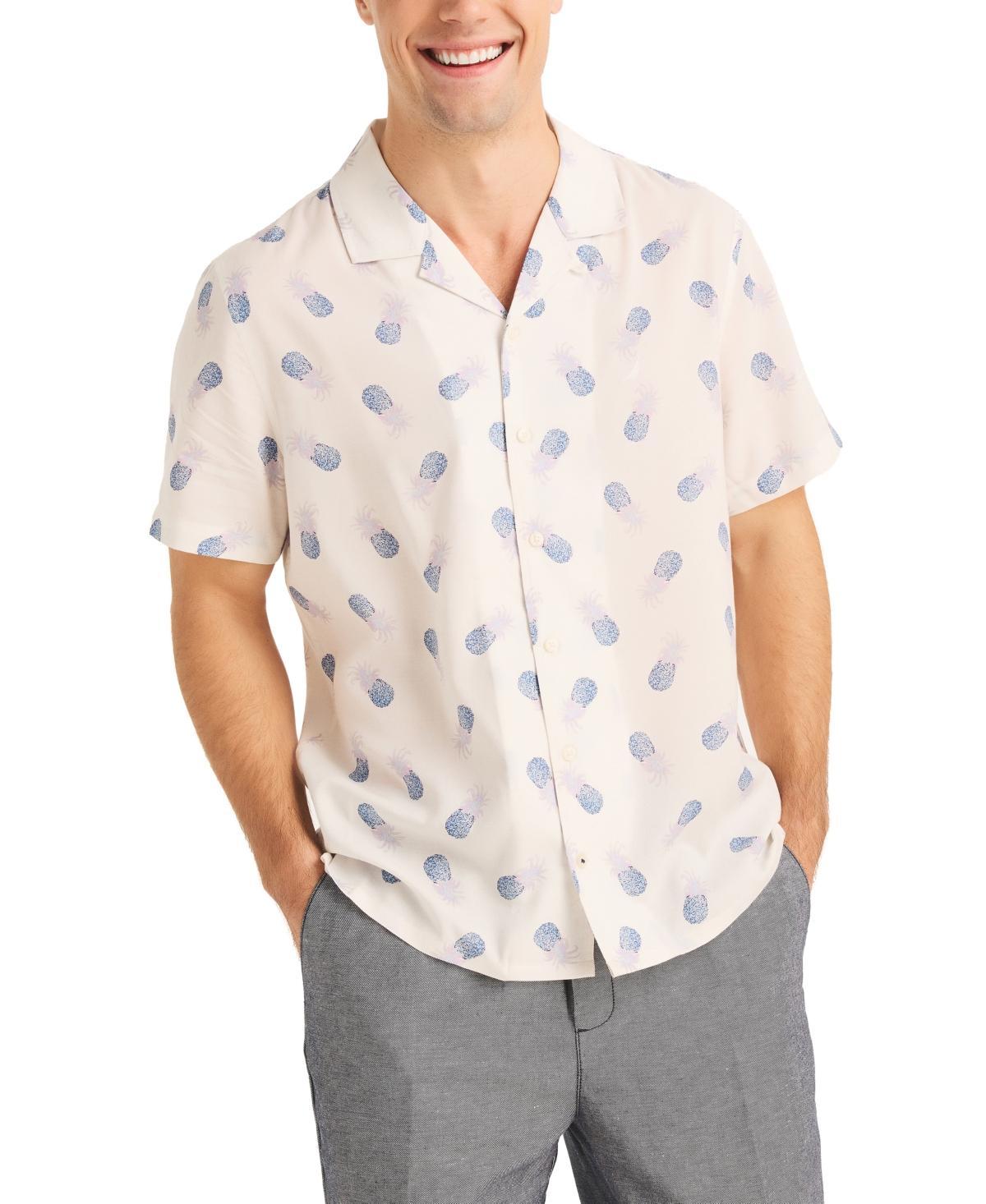 Mens Miami Vice x Nautica Printed Short Sleeve Button-Front Camp Shirt Product Image