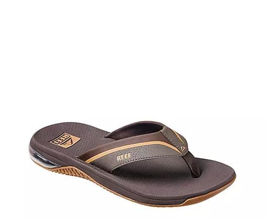 Reef Mens Anchor Comfort Fit Sandals - Brown Product Image