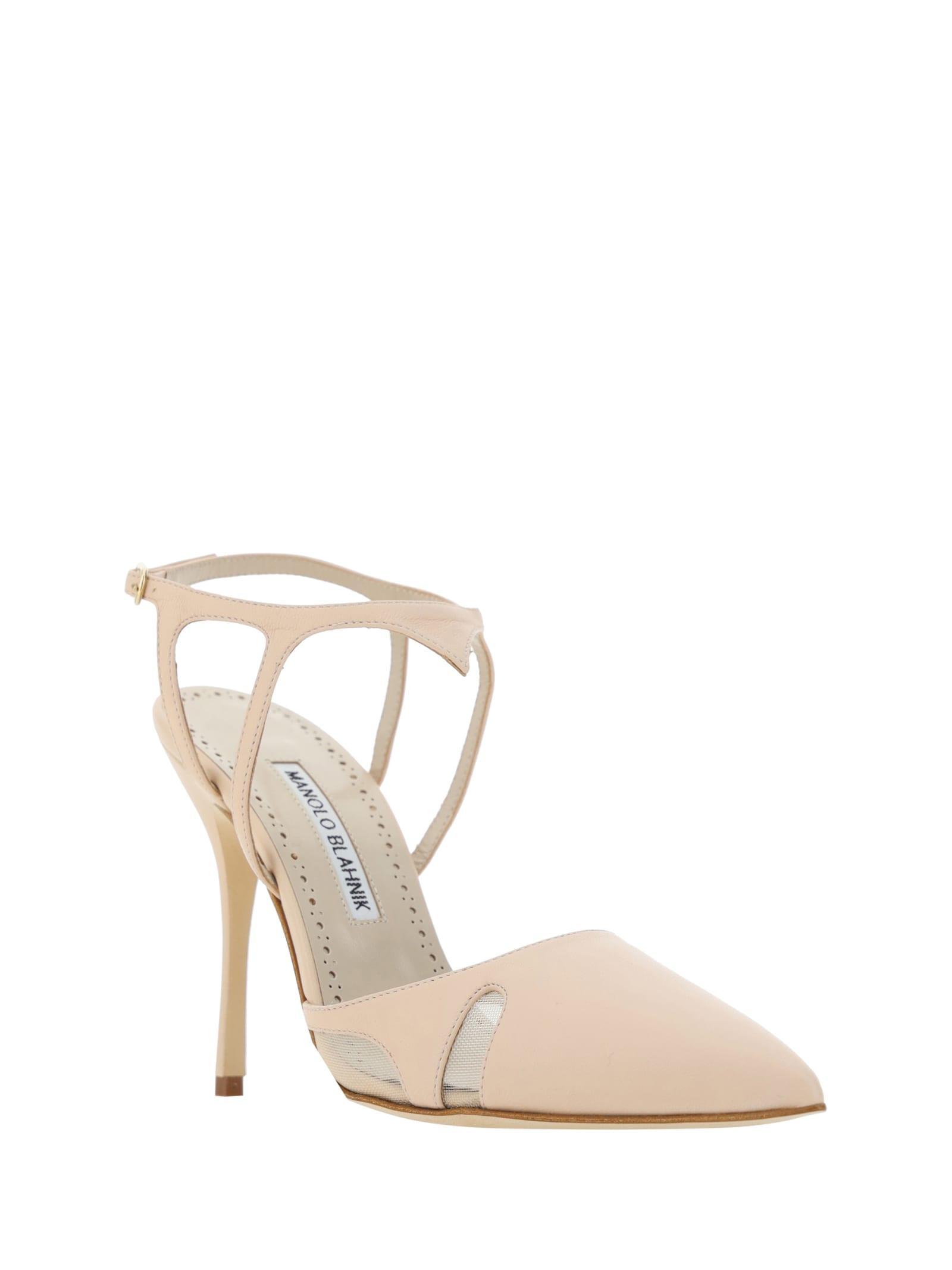 MANOLO BLAHNIK Arcadia Fabio Pumps In Pink Product Image