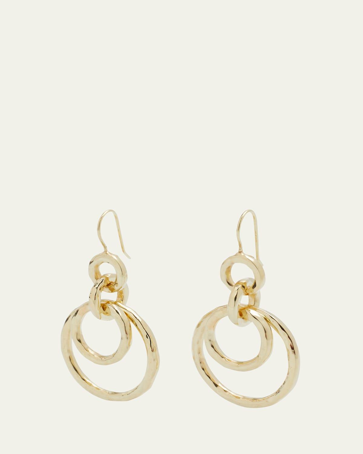 Ippolita Glamazon - Mini Jet Set 18K Gold Drop Earrings Product Image