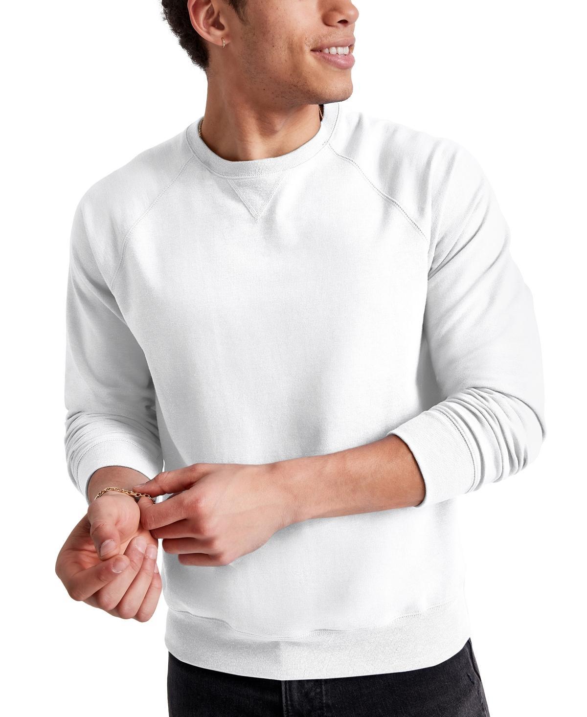 Hanes Original Mens Triblend French Terry Crewneck Sweatshirt Product Image