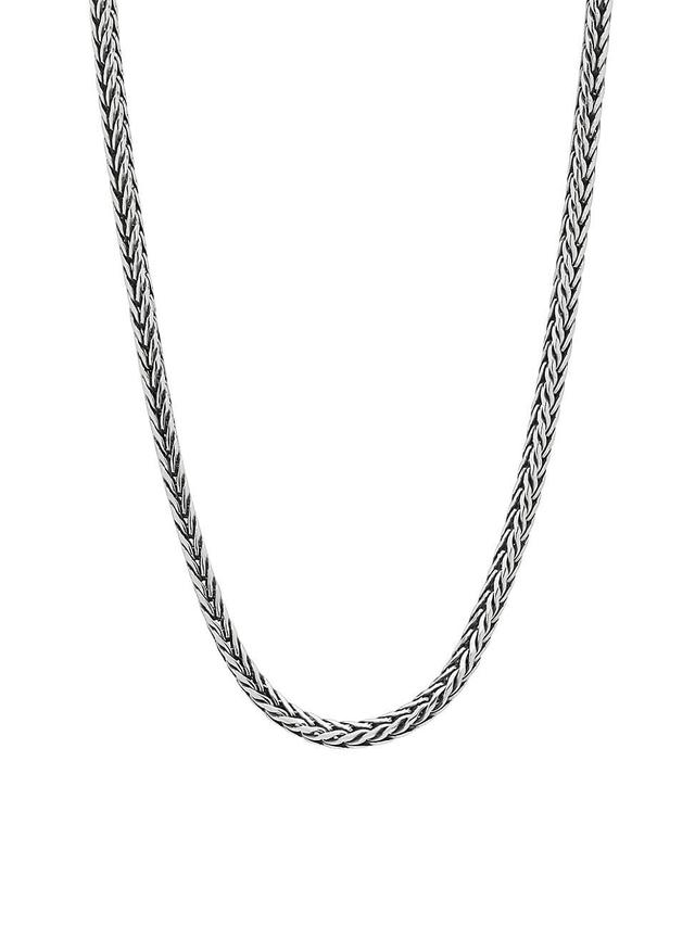 Womens Sterling Silver Wheat Chain Product Image