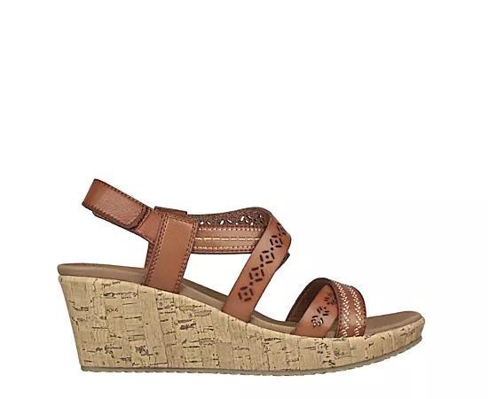 Skechers Womens Beverlee-Delicate Glow Wedge Sandal Product Image