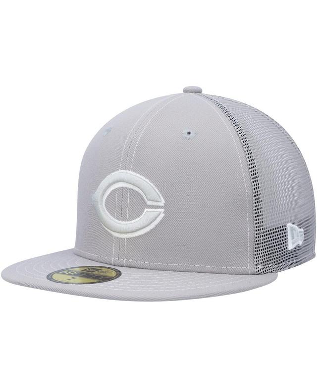 Mens New Era Gray Cincinnati Reds 2023 On-Field Batting Practice 59FIFTY Fitted Hat Product Image