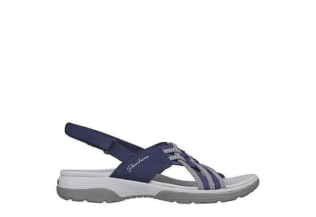 Skechers Womens Arch Fit Reggae Sandals -NAVY Product Image