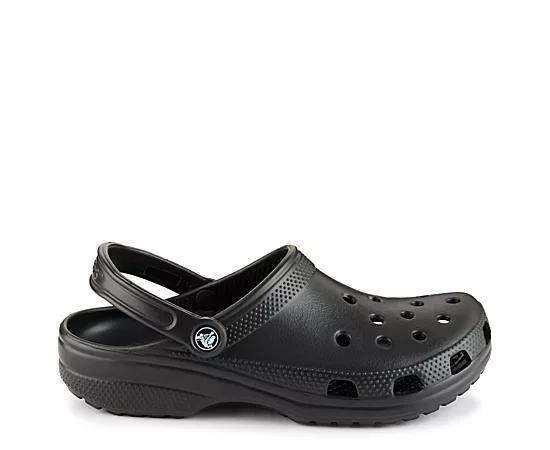 Crocs Mens Classic Clogs - Shoes Black/Black Product Image