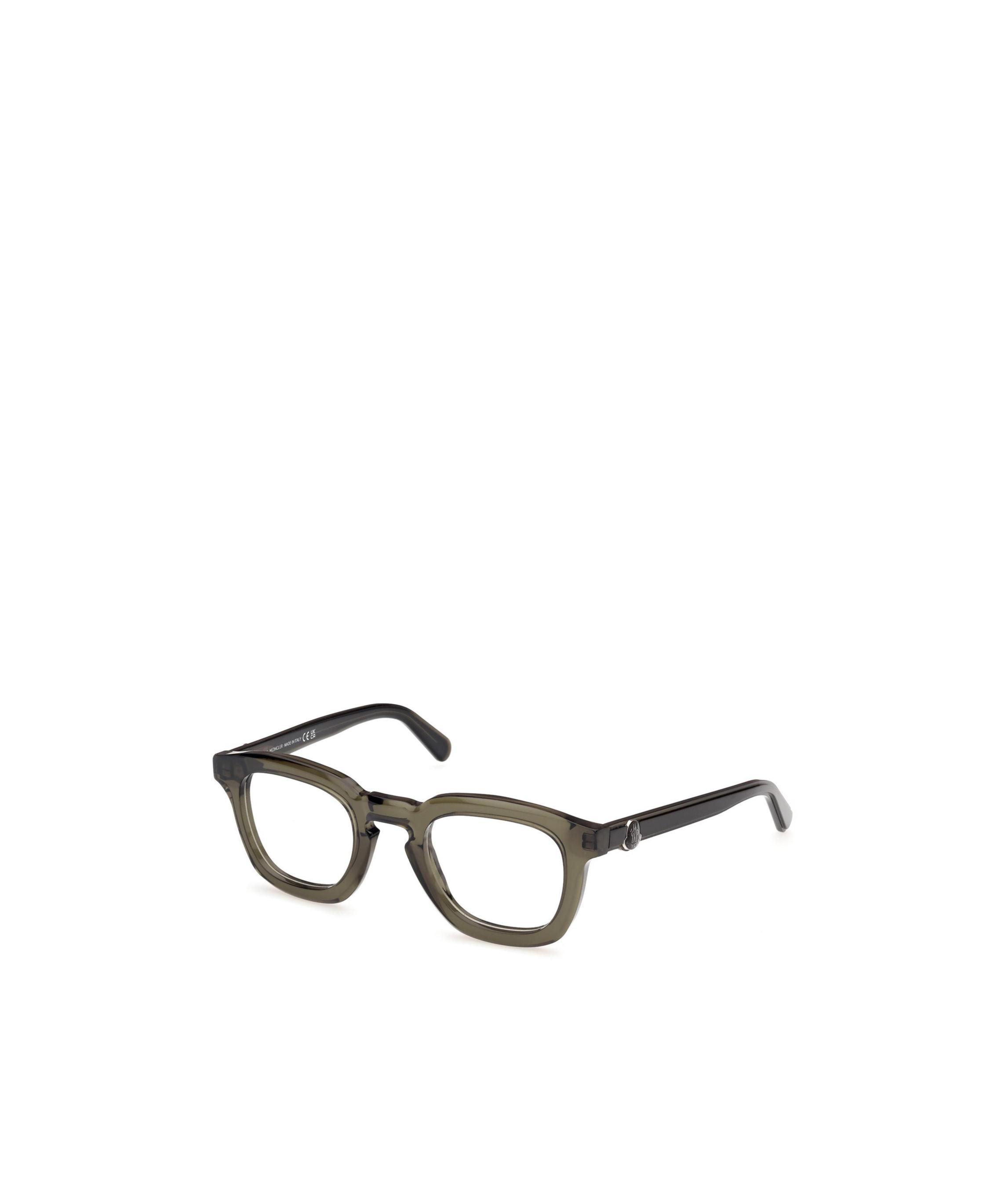 MONCLER ml 5195 Square-frame Glasses In Green Product Image