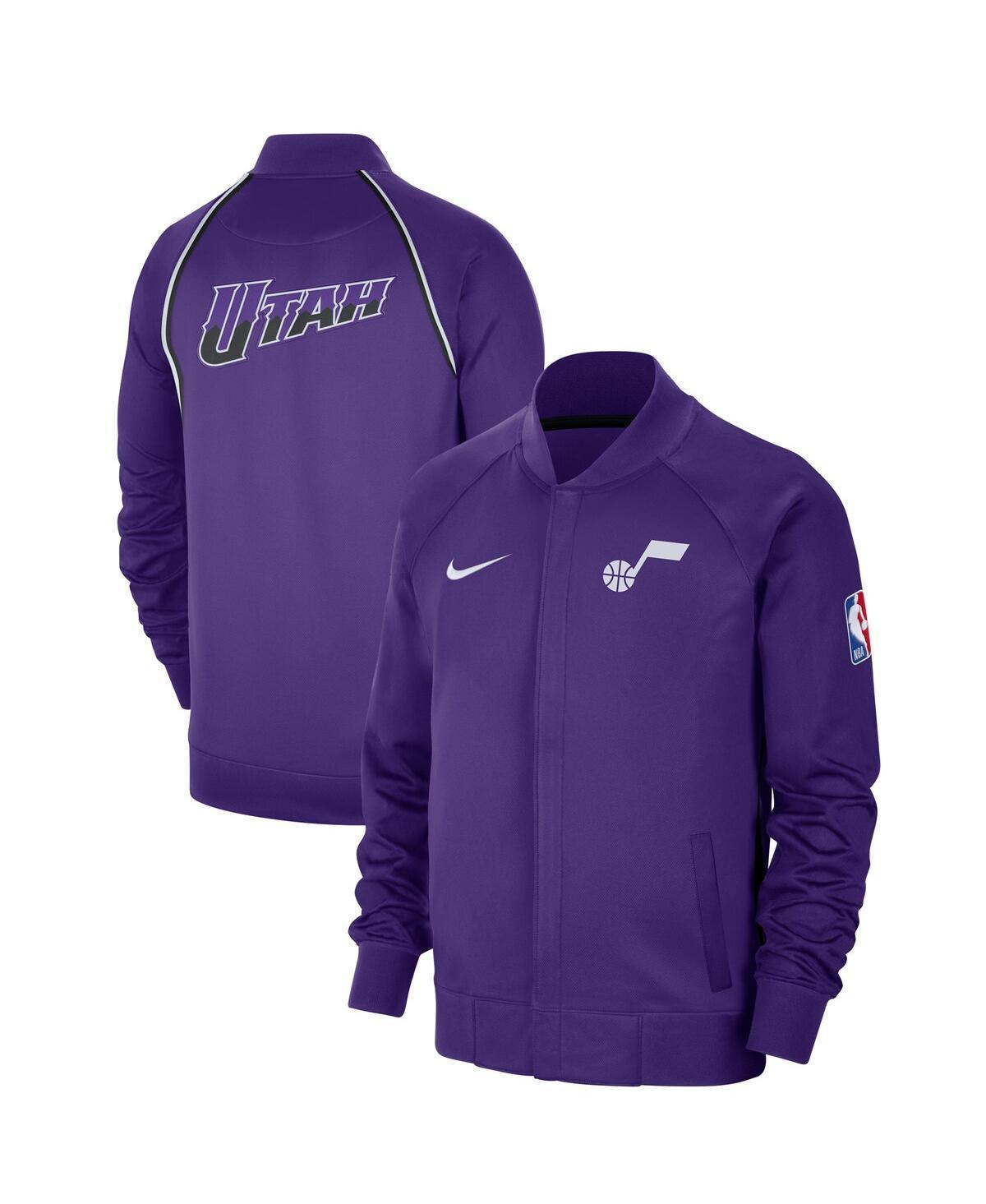 Mens Nike Purple Utah Jazz 2023/24 City Edition Authentic Showtime Performance Raglan Full-Zip Jacket Product Image