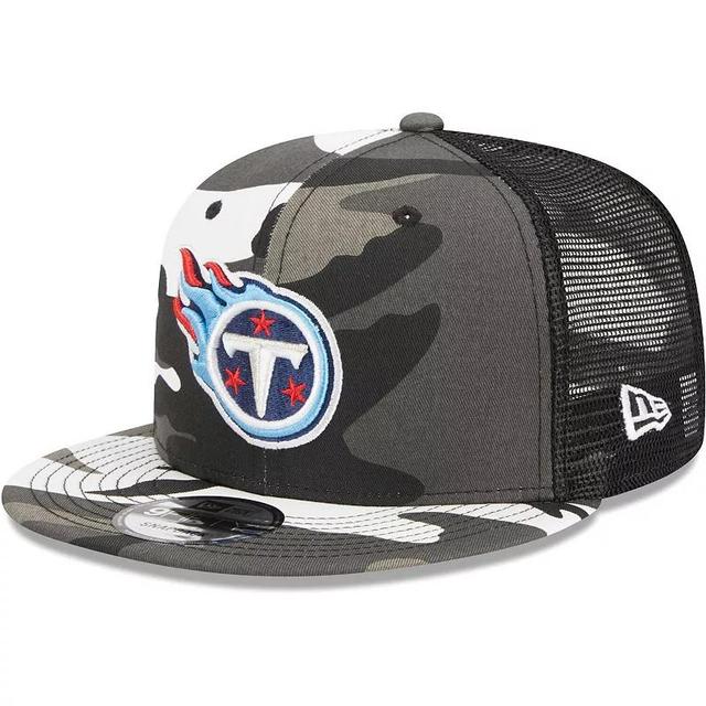 Mens New Era Urban Camo Tennessee Titans 9FIFTY Trucker Snapback Hat Product Image