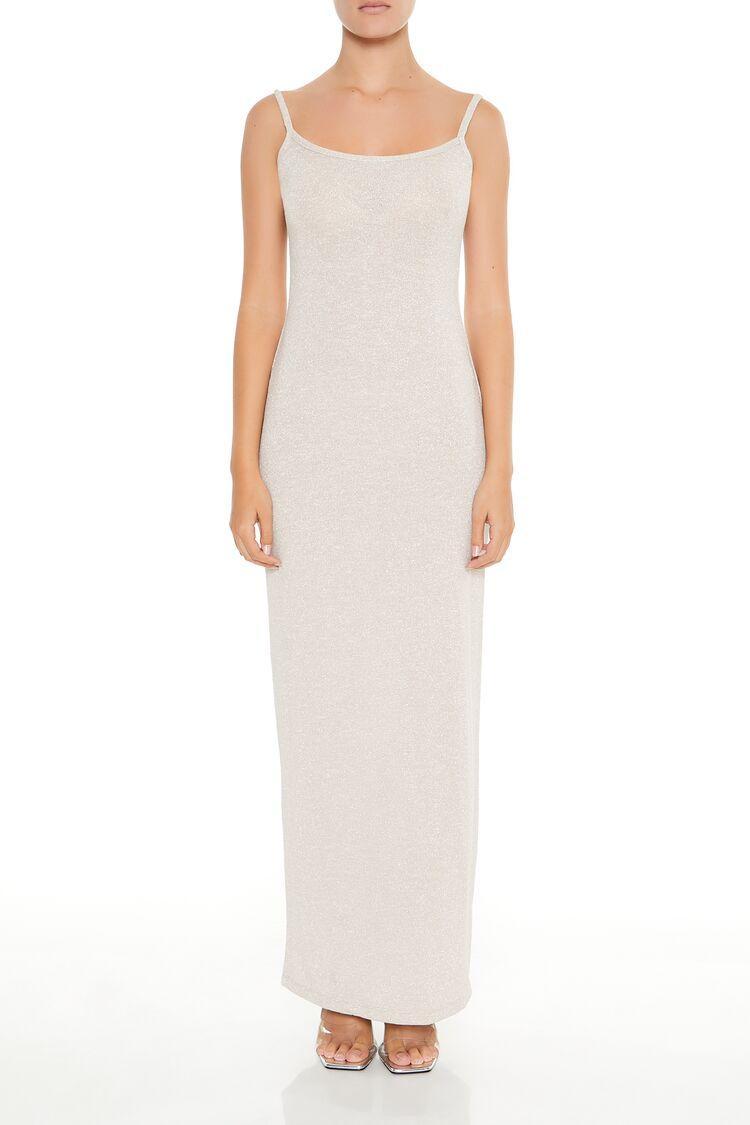 Glitter Open-Back Maxi Dress | Forever 21 Product Image