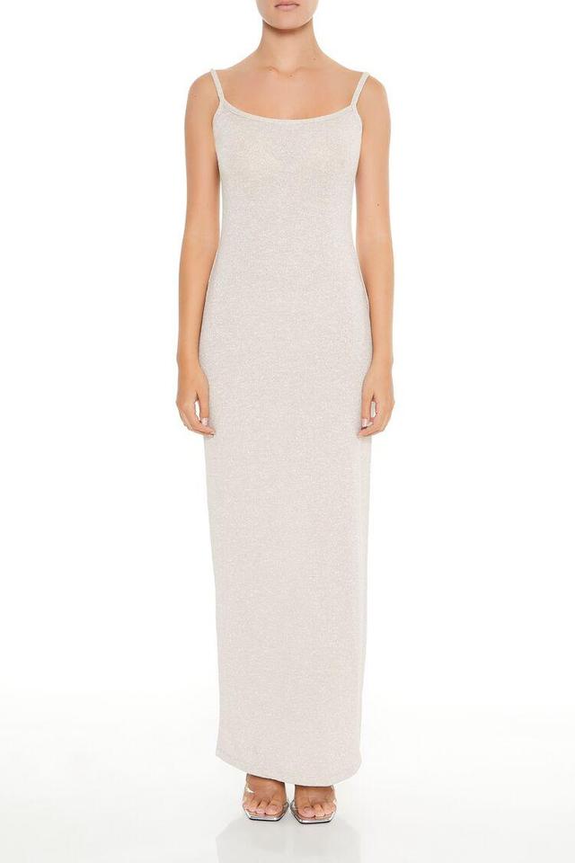 Glitter Open-Back Maxi Dress | Forever 21 Product Image