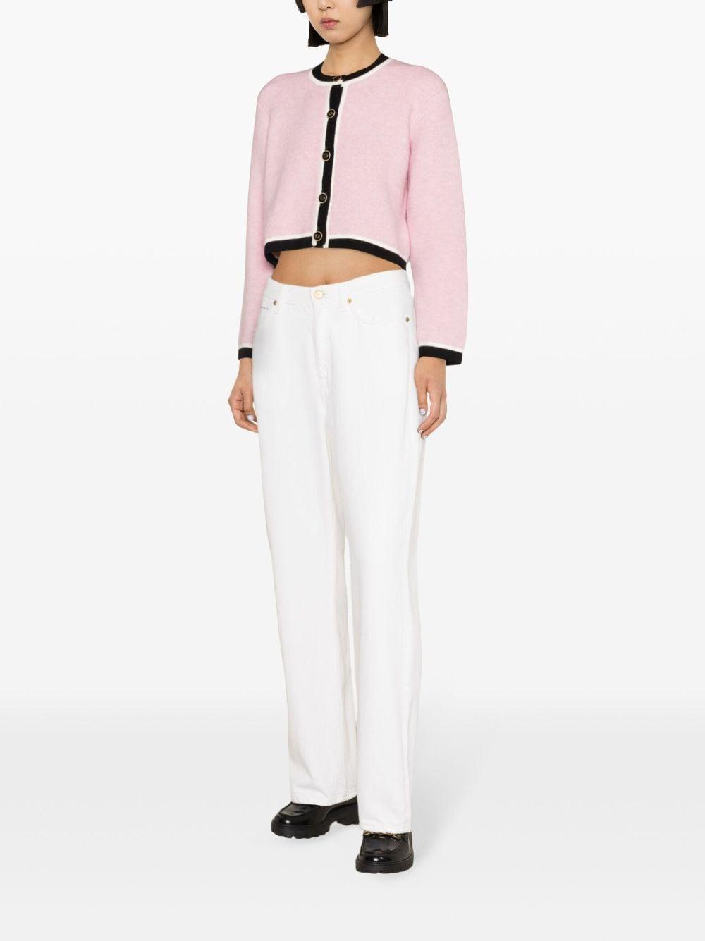 button-up cropped cardigan Product Image