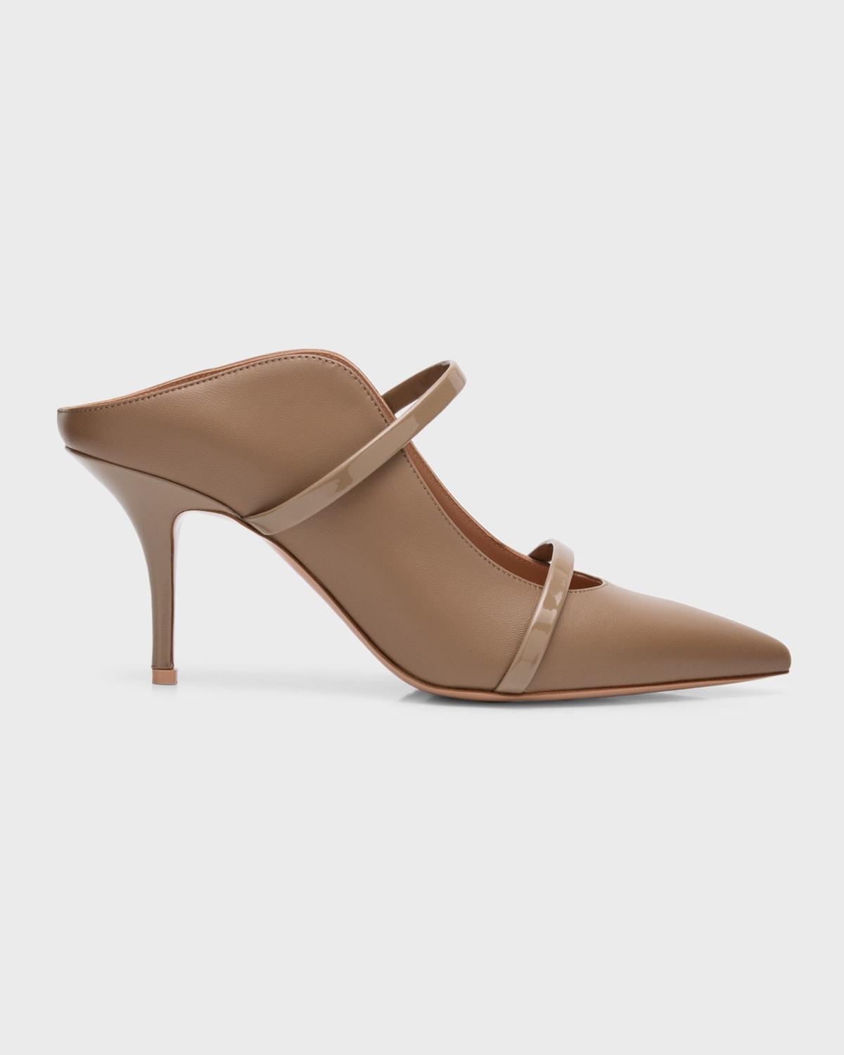 Maureen Leather Dual-Band Mule Pumps product image