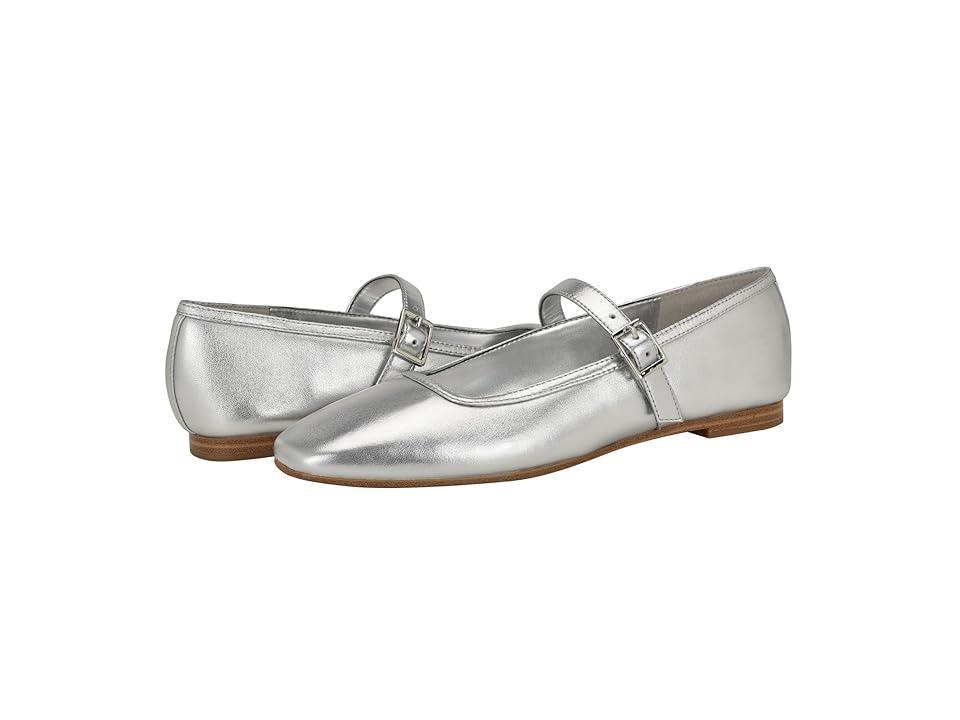 Calvin Klein Womens Womens Greto Flat - Metallic - 8 Product Image