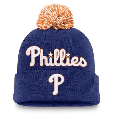 Philadelphia Phillies Peak Men's Nike MLB Cuffed Pom Beanie Product Image