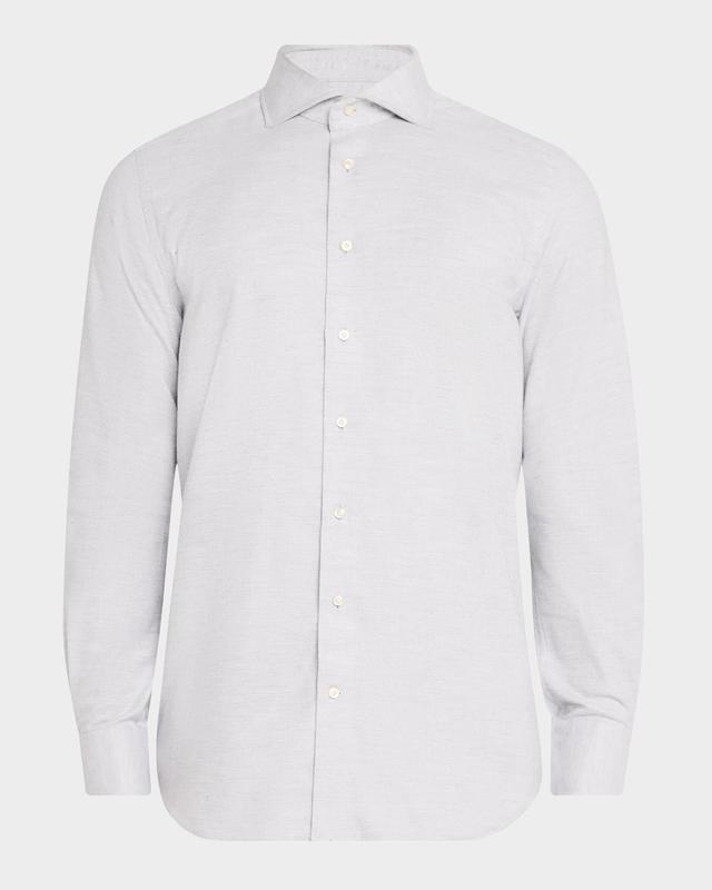 Men's Brushed Twill Sport Shirt Product Image