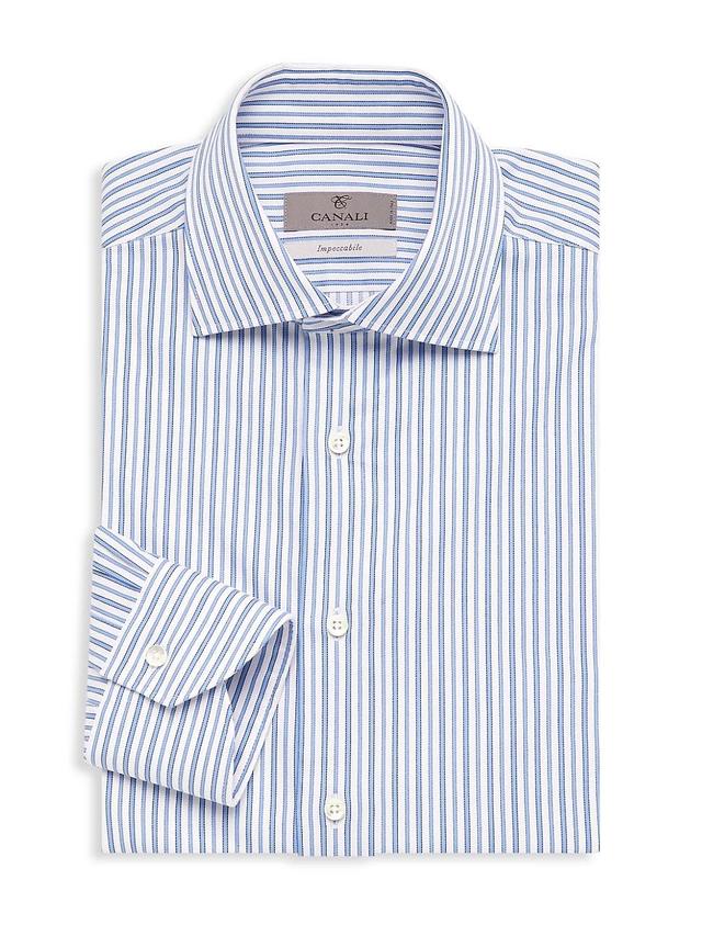 Mens Striped Dress Shirt Product Image