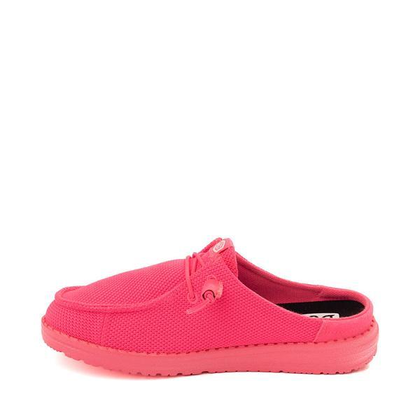 Womens HEYDUDE Wendy Slip Mono Mule - Electric Pink Product Image