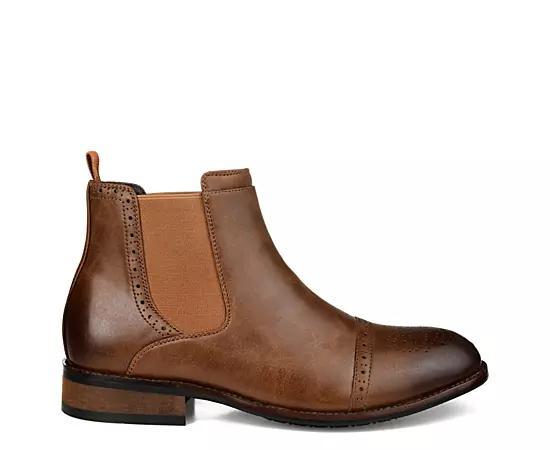 Vance Co. Garrett Mens Cap Toe Chelsea Boot Product Image