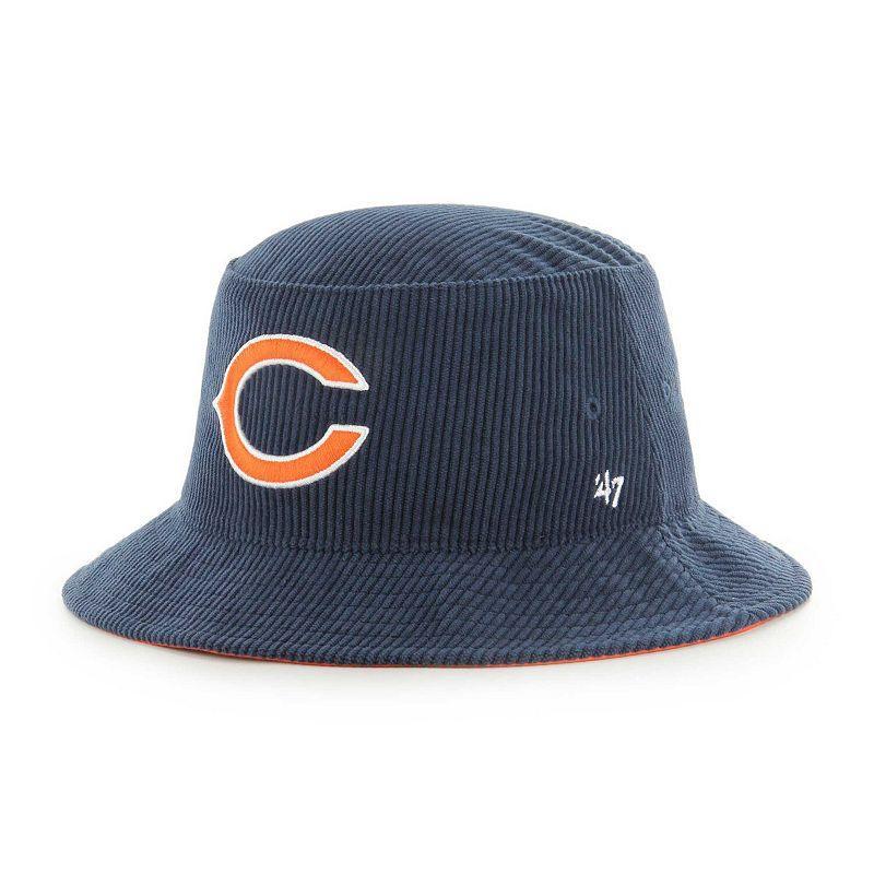 Mens 47 Chicago Bears Thick Cord Bucket Hat Blue Product Image