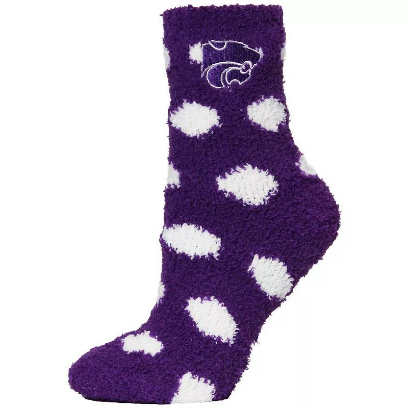 Womens ZooZatz Kansas State Wildcats Plush Dot Socks Product Image