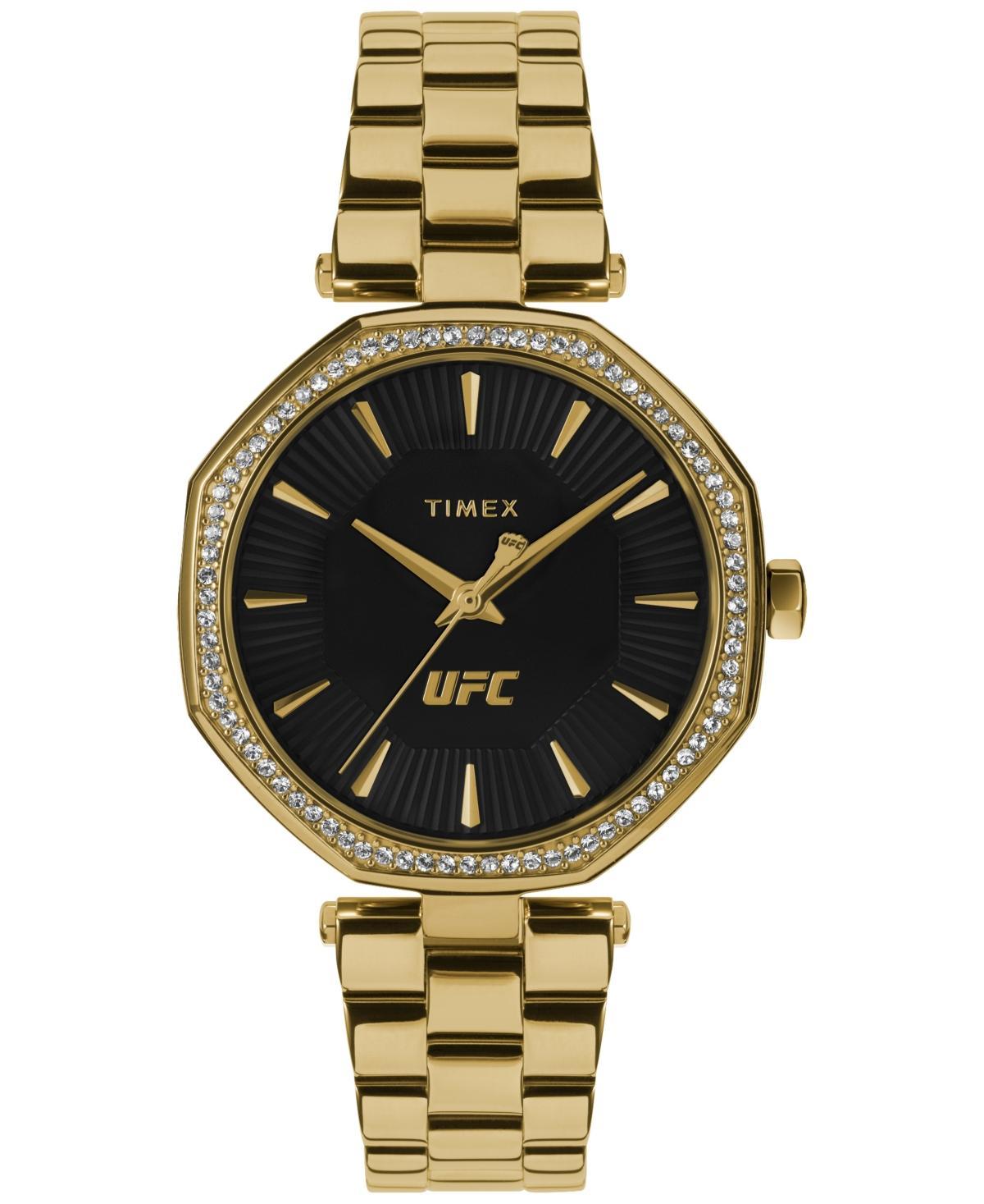 Timex Ufc Womens Jewel Analog Gold-Tone Stainless Steel Watch, 36mm - Gold-Tone Product Image