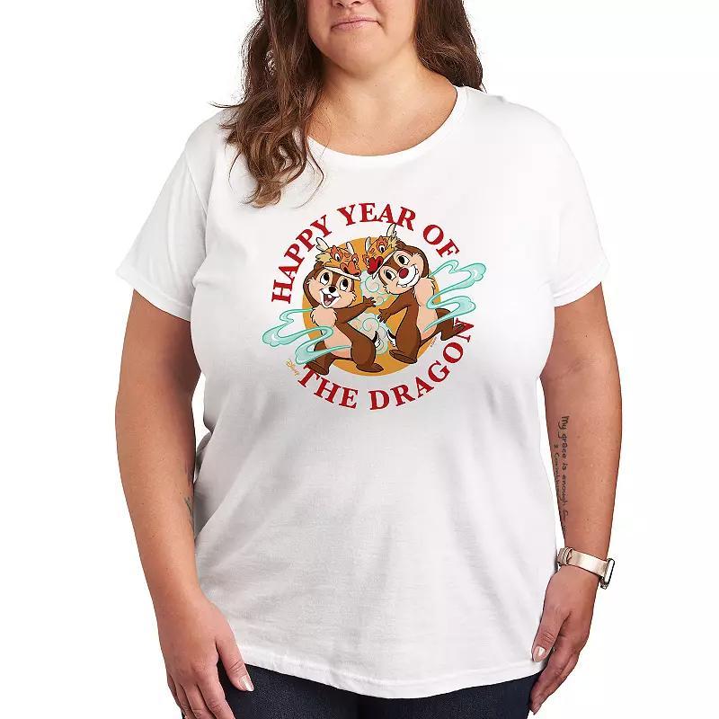 Disneys Chip And Dale Plus Year of the Dragon Graphic Tee, Womens product image