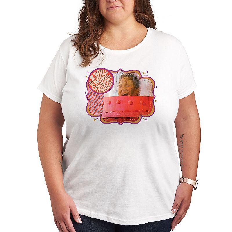 Plus Willy Wonka and the Chocolate Factory Augustus Gloop Graphic Tee, Womens Product Image