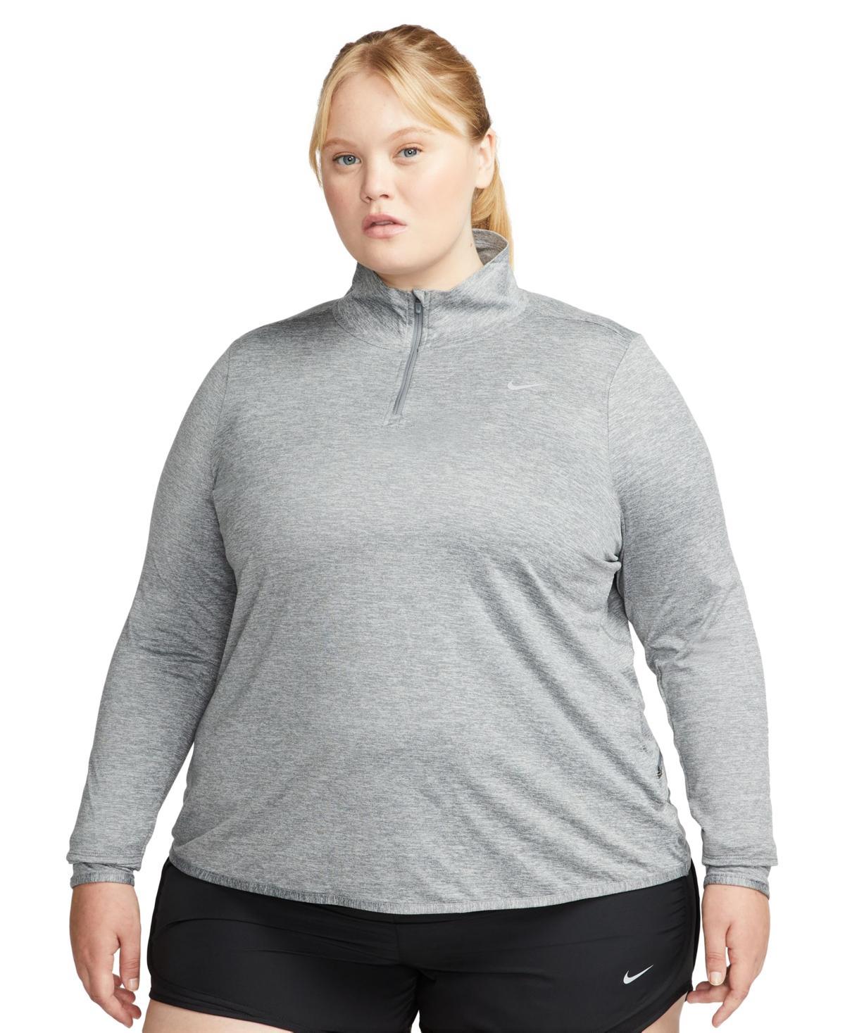 Nike Plus Size Active Dri-fit Swift-Element Uv 1/4-Zip Running Top Product Image