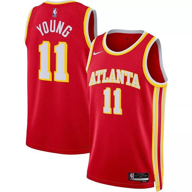 Atlanta Hawks Icon Edition 2022/23 Nike Mens Dri-FIT NBA Swingman Jersey Product Image