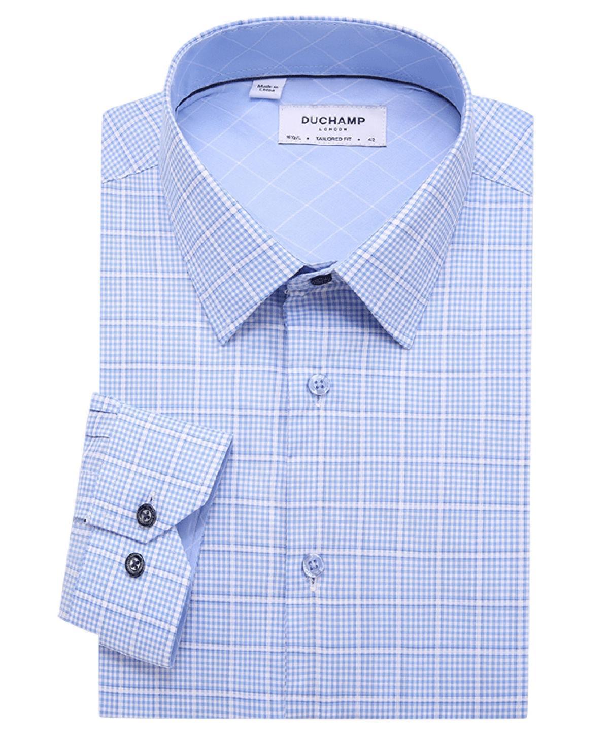 Duchamp London Mens Checked Dress Shirt Product Image