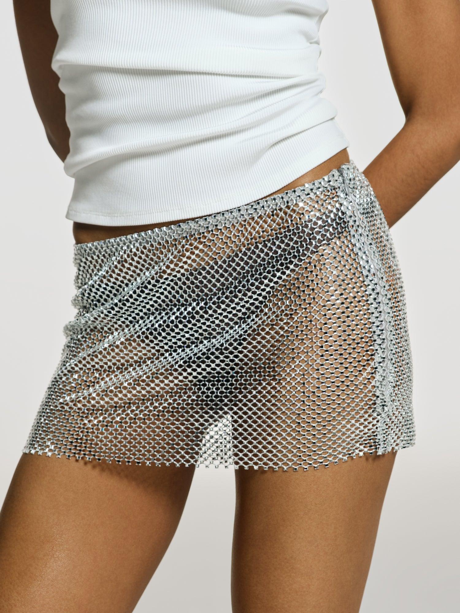 Stardust skirt in Silver Product Image