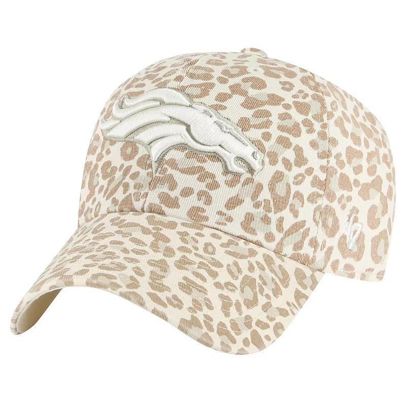 Womens 47 Natural Denver Broncos Panthera Clean Up Adjustable Hat Product Image