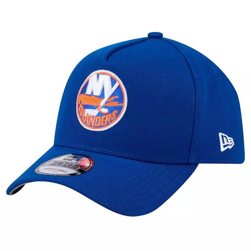 New Era New York Islanders New Era Islanders 9Forty A-Frame Primary Cap - Adult Blue Product Image