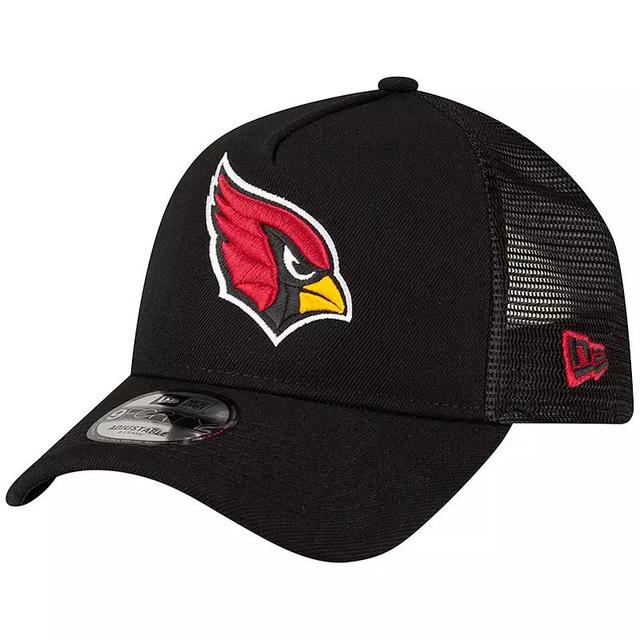 Mens New Era Arizona Cardinals A-Frame Trucker 9FORTY Adjustable Hat Product Image